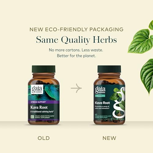 Gaia Herbs Kava Root Capsules
