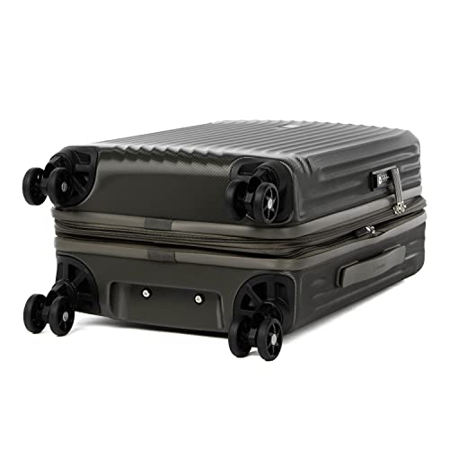Image of Travelpro Maxlite Air Hardside Expandable Carry on Luggage, 8 Spinner Wheels, Lightweight Hard Shell Polycarbonate Suitcase, Slate Green, Carry On 20-Inch