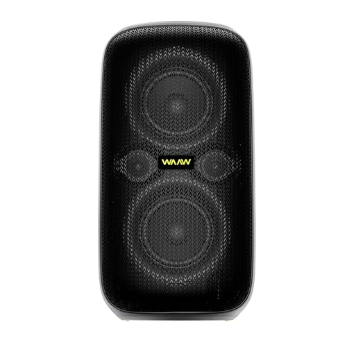 WAAW by ALOK Caixa de Som INFINITE 100 Bluetooth, Tipo Torre, Até 14h de Autonomia, 4 Alto-Falantes, TWS, 100W RMS glide