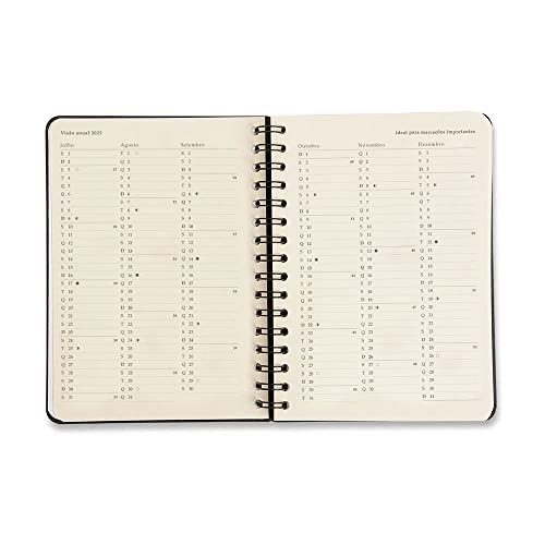 Cicero Agenda Planner Wire-o 2023 Pólen Diária A5 Flores , Modelo: 0357, Cor: Colorido