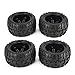 Produktbild Ba30DEllylelly 4Pcs 150mm Felge und Reifen für 1/8 Monster Truck Traxxas HSP HPI E-MAXX Savage Flux Racing RC Autozubehör
