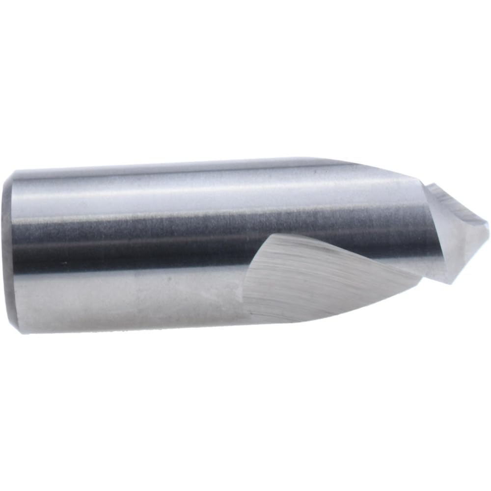 Hertel Spotting Drill, 7/8" Diameter, High-Speed Steel, 7/8" Shank Diameter, Bright/Uncoated Finish, 118 Degree, 1-1/4" Flute Length, 2-1/2" OAL, Right Hand Cut