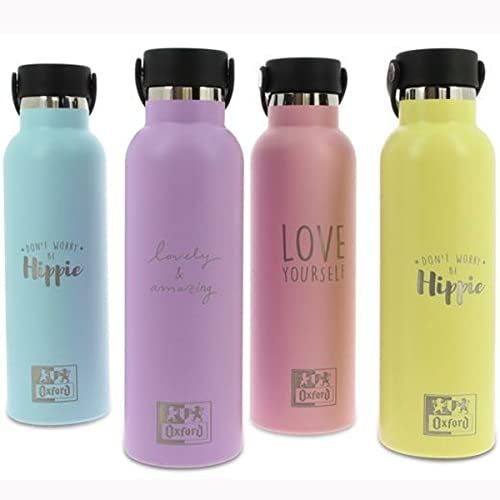 Oxford Botella Térmica, Multicolor, Estándar