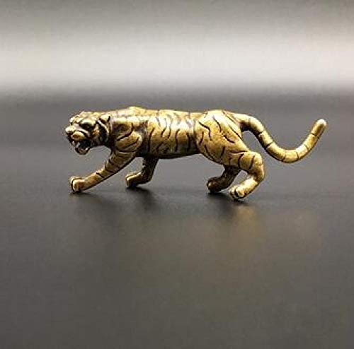 Ornements sculptures statue tigre en laiton pour chasser la monotonie