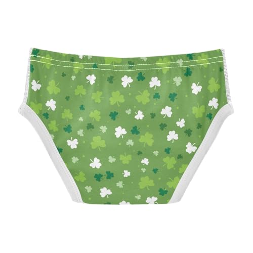 visesunny Boys Potty Training Underwear Saint Patricks Day Clover Leaf Breathe Cotton Briefs Size 2T-8Y for Toddler2
