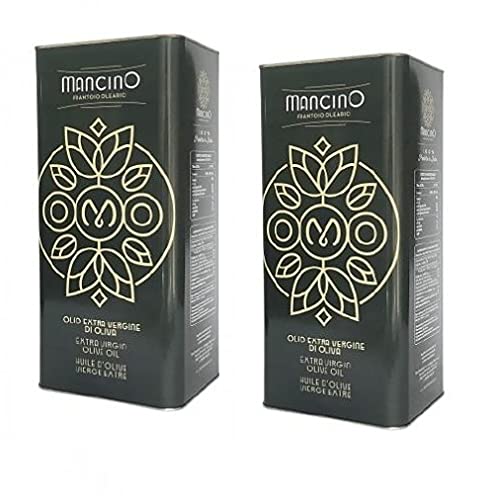 Huile d'olive extra vierge italienne des Pouilles I.G.P. 2 bidons de 5l | 10l | Frantoio Mancino Cover