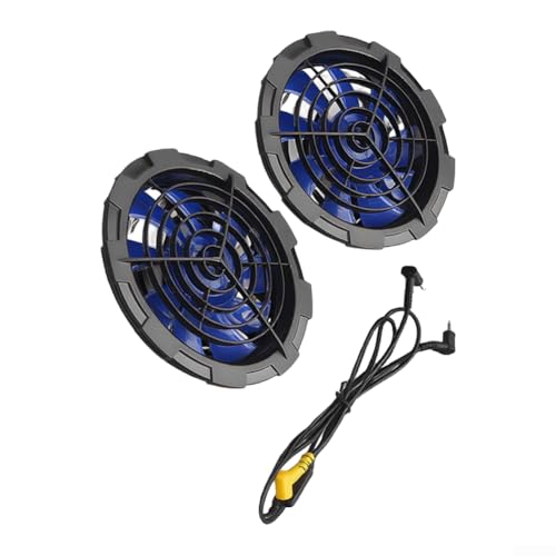 UrbanHui 21V Ventilador Eléctrico Chaleco Y Pantalones Combinación Para Control Personal Climático En Agricultura, Entrega Y Eventos Funciones De Personal (5.1)