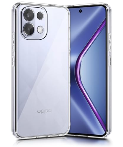 Image of WOW IMAGINE Transparent Back Cover Case for Oppo K13 5G | Raised Bumps for Full Device & Camera Protection Shockproof TPU Silicone Back Case Mobile Cover - Transparent