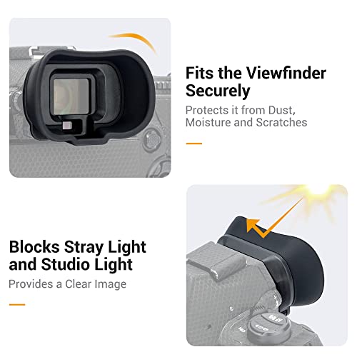 KIWIFOTOS EP-18 Ocular Blando Protector de Visor para Cámara Olympus OM SYSYEM OM-1 OM-1II OM1 Mark II, Sustituyea Olympus EP-18 Eyecup - imagen 5