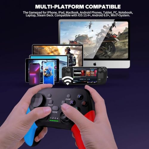 Gamepad inalámbrico arVin para móviles iOS o Android y PC compatible con iPhone 13 Pro Max 5