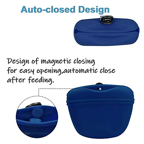 Bolsa de silicone RoyalCare para cachorro - Bolsa de treinamento pequena - Bolsa de tratamento portá