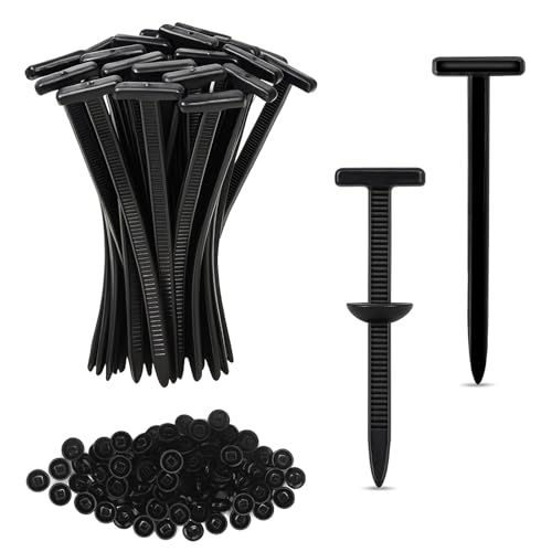 Jiaoshou Pan 100 Piezas Brida Universal de Nailon para Cables, Resistentes UV, Multipurpose Plastic Cable Ties Tool para Automóvil, Hogar, Reparación y Maquinaria