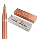 Parker IM Writing Rituals Kugelschreiber | Gehäuse in lebhaftem Orange mit Farbverlauf und goldenen Zierteilen | Medium-Spitze | blaue Tinte | Geschenkbox