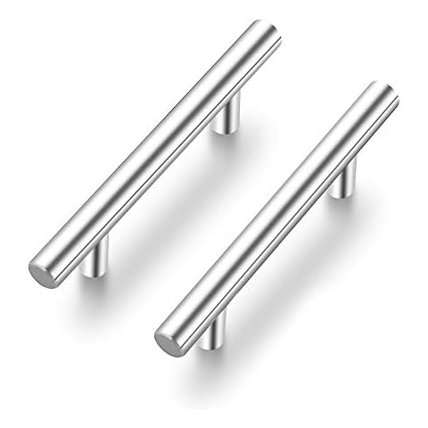 Ravinte 30 Pack |6'' Cabinet Pulls Brushed Nickel Stainless Steel Kitchen Cupboard Handles Cabinet Handles 6”Length, 3.75” Hole Center Cover