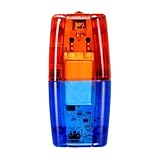 充電式赤青の警告灯50Hランタイム4モードクランプマウント屋外ライトライトトラック用