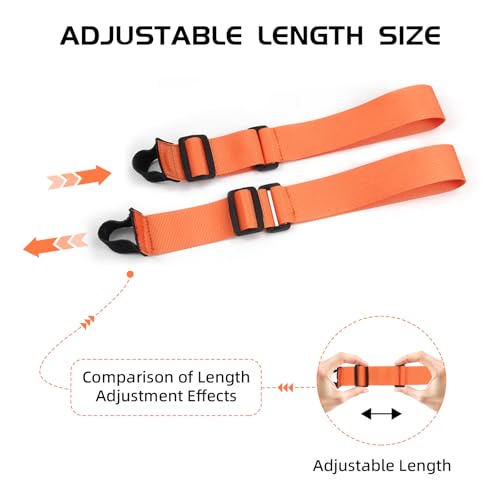 Arm Swing Trainer for Youth, Adjustable Nylon Running Arms position for 90 Degrees – Essential Running Form, Speed, Endurance - Track and Field Equipment for Track, Sprint, Agility Drills (Orange)