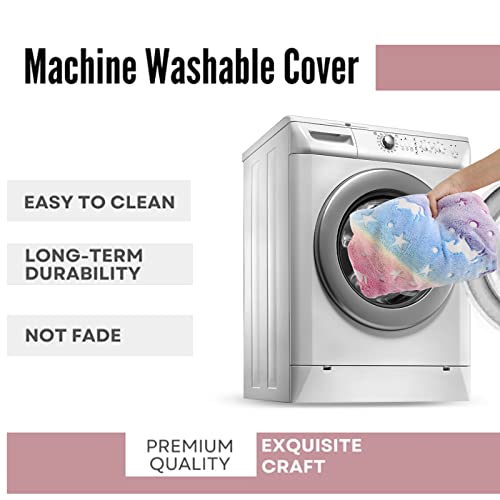 Memorecool Unicorn Pillow Bed Floor Lounger For Kids, Only Cover, Glow In The Dark Kid Floor Pillow Lounger For Boys Toddlers Children, Cozy Soft Fold Out Lounger Seat Cover, Large Queen 26X88 Inches #TOP7