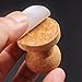 2Pcs Tobacco Pipe Cork Knocker with Adhesive Bottom Replacement Cork Smoking Pipe Knocker Ashtray Pipe Cleaning Tool Accessories, Brown
