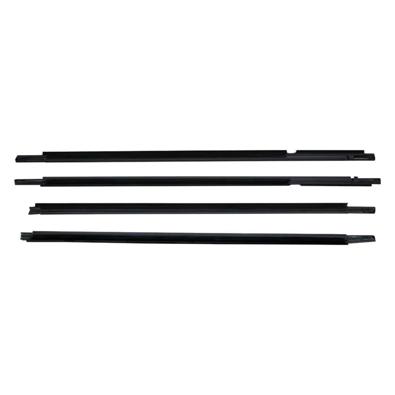 for Toyota for Corolla for Altis 4 Door Sedan for ZZE121 for ZZE122 2003-08 Car Outer Windows Rubber Weatherstrip Sealing Strip Car Door Seal Protector(Black)
