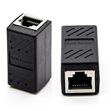 Rallonge de câble – connecteur réseau en plastique, pratique et facile à utiliser, adaptateur ethernet vers ethernet