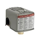 Water Pressure Switch 40-60 PSI Well Pump Pressure Control Switch Electric Auto Control Adjustable Differential 1/4