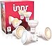 Produktbild innr GU10 Smart LED Lampe, Funktioniert mit Philips Hue*, Alexa, Hey Google (Bridge erforderlich), Zigbee GU10 White Ambiance, Smart LED Spot, Comfort Weiss, 2200K - 5000K, RS 227 T - 4-Pack