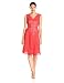 Kasper Women's Vneck Dropped Waist Belted Lace