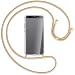 Produktbild mtb more energy Handykette kompatibel mit Huawei P10 Plus, P10+ (5.5'') - beige/Gold - Smartphone Hülle zum Umhängen - Anti Shock Full TPU Case