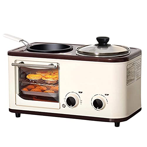 Frühstücksmaschine Multifunktionale Frühstücksstation Maker Center 4-In-1-Multifunktions-Retro-Familien-Toaster-Maschine…