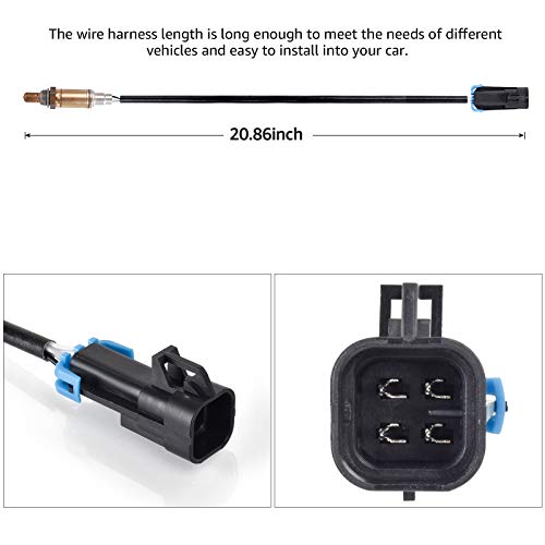 Nifeida 13474 Oxygen Sensor Oe Fitment O2 Sensor 1 Sensor 2 Upstream Downstream Auto Parts Fit 234-4018 Afs106 Replacement For Buick, Cadillac, Pontiac, Oldsmobile, Gmc, Silverado, Tahoe, 19178116 #TOP2