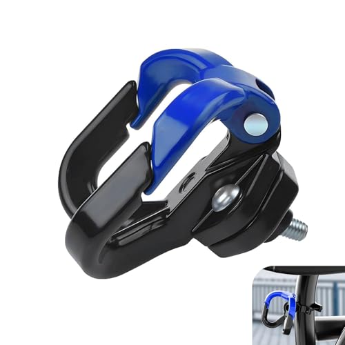 Universal Motorcycle Hanger Hook with Double Claw (Blue)
