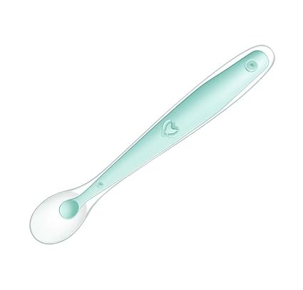 Homsagar Baby Silicone Soft Spoons| Training Feeding for Kids Toddlers Children and Infants| BPA Free | Gum-Friendly First Stage (Multicolour, Set of 1)