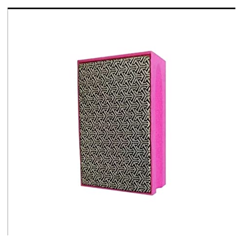 WEIJICUI Disco Desbaste Hormigon, 1 Uds. Almohadilla de Pulido a Mano de Diamante 95x60mm Bloque de molienda de Vidrio for Azulejos Almohadilla de Piedra mármol Disco de molienda de cerámica(60)
