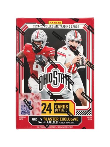 Cartes Panini Nil Ohio State Blaster pack de 6 boîtes parallèles rouge blanc bleu