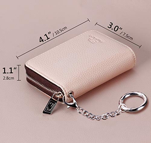 FurArt Zipper Wallet Women, RFID Blocking Credit Card Wallet, Business Card Holder, Compact Size KeyChain Wallet - Thumbnail 6