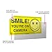(Set of 6) Smile You're On Camera Sign - 2