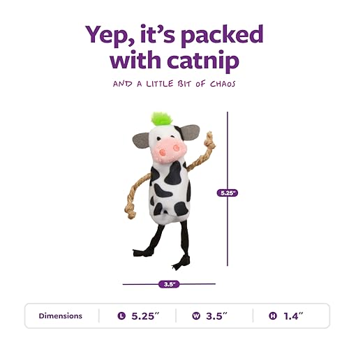 Juguetes para gatos con hierba gatera pack de 3 ratones de peluche recargables 4