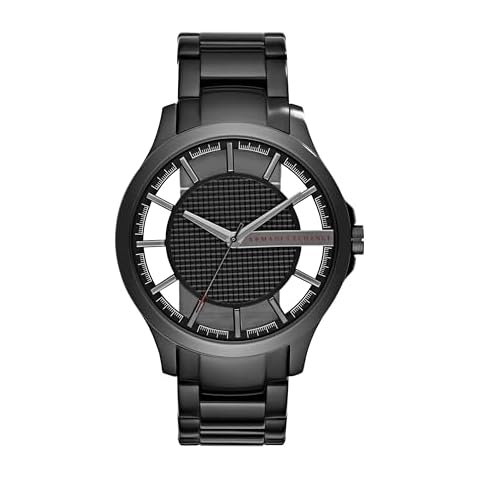Armani Exchange Men's Black Stainless Steel Watch Cover