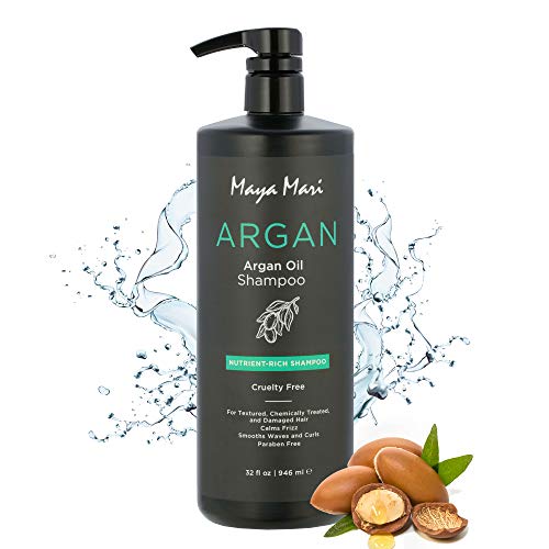 Maya Mari Hydrating Argan Oil Shampoo – Rich in Nutrients, Restores Moisture & Shine, 32 oz