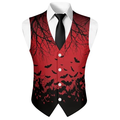 Men's Suit Vest Slim Fit Formal Dress Waistcoat Lightweight Casual Business Vests for Suit or Tuxedo with Pockets 5
