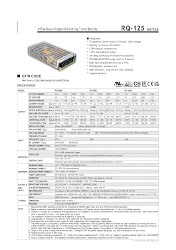 Alimentation RQ-125C pour centraliser vos tensions de 5V à 24V