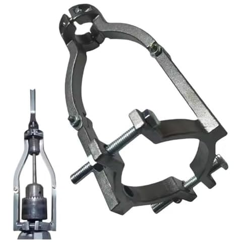 Square Hole Drill Bit Adapter for Drill Machine Accessory, Mortising Attachment for Drill Press, Woodworking Mortise Machine, Tenon Drill Bits Fixing Bracket, Square Hole Drilling Fixing Bracket Cover