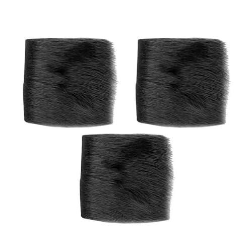 MiOYOOW 3PCS Fur Arrow Rest, Hair Arrow Rest Adhesive Backed Stick on Recurve Bow Accessories for Outdoor Hunting Shooting