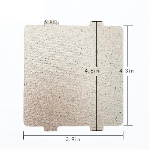 2 PCS Microwave waveguide Cover -Microwave Oven Parts Mica Slice Super Thick Heat Insulation Accessories,Waveguide Cover Suitable for Frigidaire 5304464061,Replace Directly with The Same Appearance