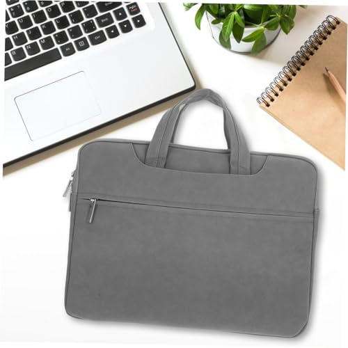 Bolso para portátil de lona SHINEOFI con soporte y funda para mesa de trabajo 5