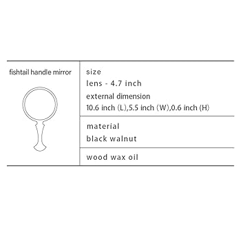 Amazon.com: xjwoodsmart Hand Mirrors with Handle Vintage