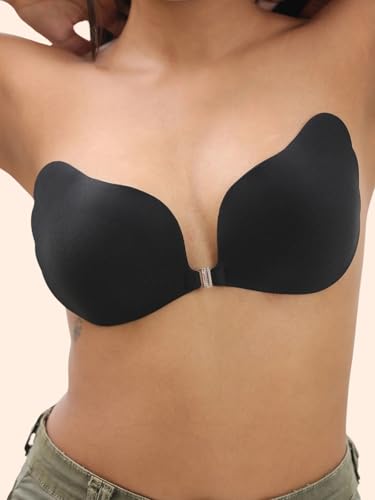 Image of UNDERNEAT Womens Supportable Adhesive Bra | Ideal for Backless & Strapless Outfits | Seamless and Invisible | Stick-On Bra with Lift & Shaping | Strong and Skin-Friendly Adhesive