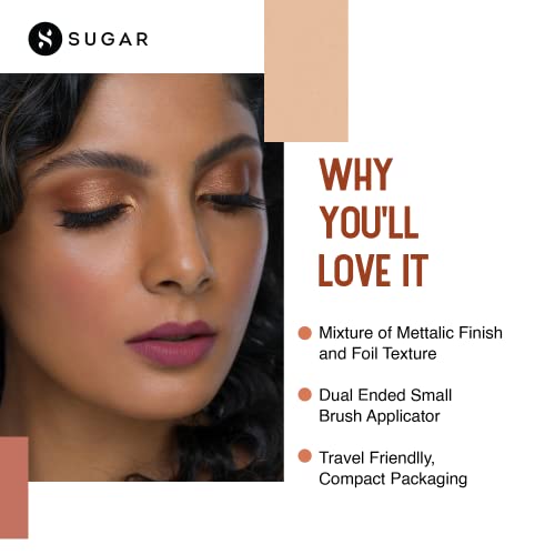 Sugar Cosmetics - Blend The Rules - Eyeshadow Palette - 01 Flawless (8 Warm Neutral Shades) - Long Lasting, Smudge Proof Eyeshadow For Smoky Eye Look, Paraben-Free #TOP3