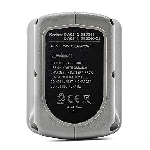 ExpertPower 2 Pack 24v 3000mAh NiMh Battery for DW0240, DW0241, DW0242, DE0240, DE0240-XJ, DE0241, DE0242, DE0243, DE0243-XJ, DW0242-XRP, DW0243 & Stryker Power Pro Ambulance SMRT STR0242 by ExpertPower - Image 5