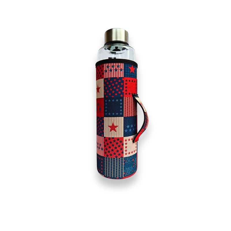 Image of Glass Water Bottle Cover Only (for 1 Litre and 750 ML) | Keeps Drink hot and Cold